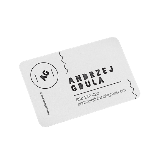 Cardboard Business Card