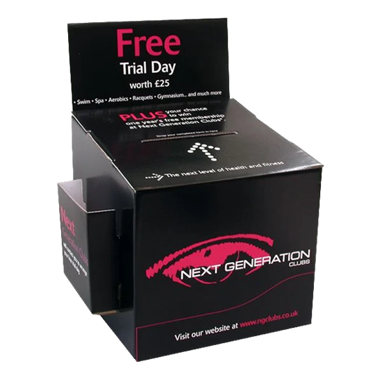 Cardboard Donation Boxes