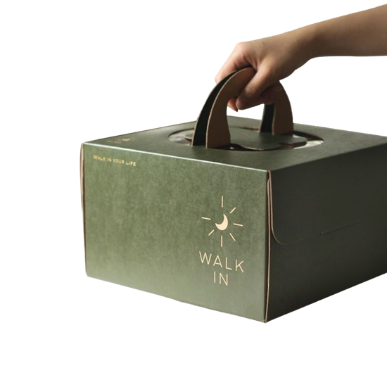 Custom Bakery Box with Handle