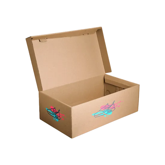 Eco-Friendly Kraft Shoe Box