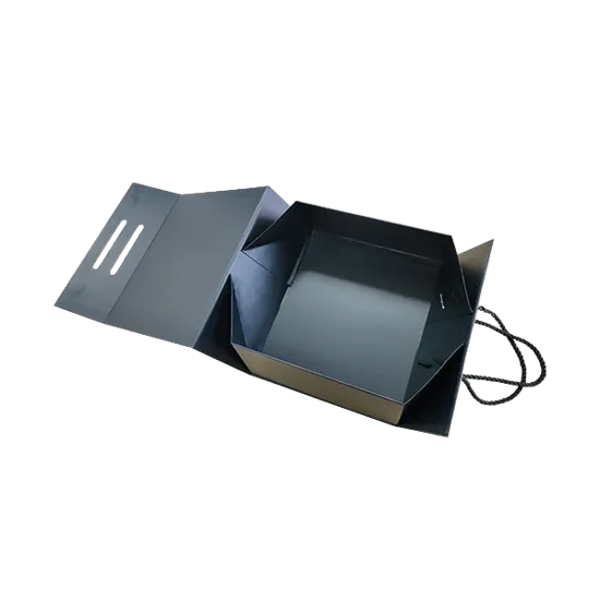 Foldable Rigid Box with Handle