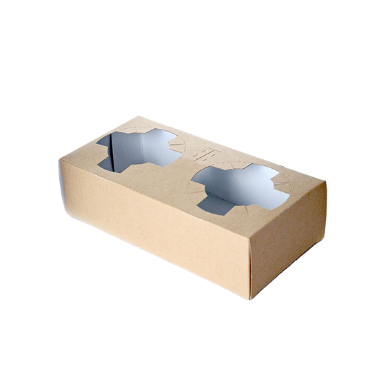 Kraft 2 Cup Tray Carrier
