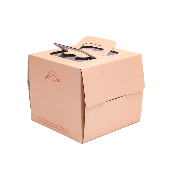 Kraft Brown Bakery Box