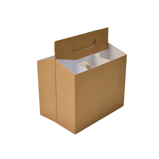 Kraft Corrugated Beverage Carrier