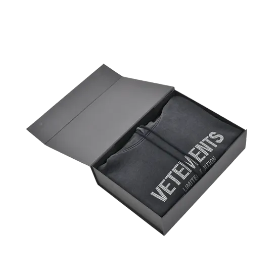 Magnetic Closure Hoodie Packaging