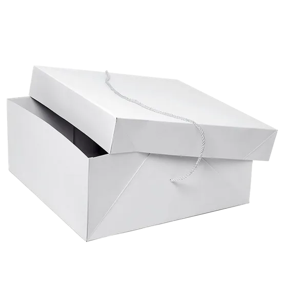 Plain White Hat Box