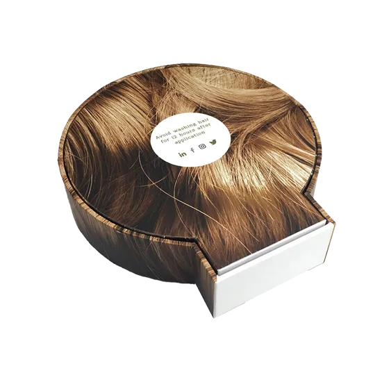 Printed Two Piece Wig Box