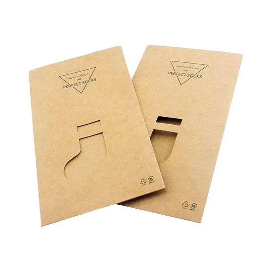 Sock Packaging Header Card