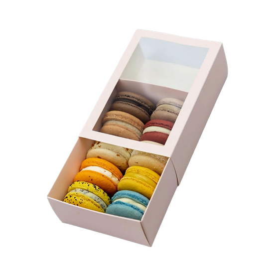 Tray & Sleeve Macaron Box
