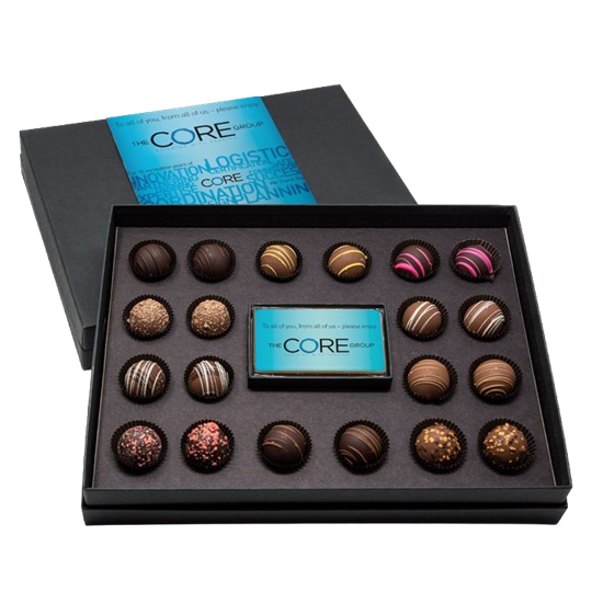 Two Piece Chocolate Box with Insert