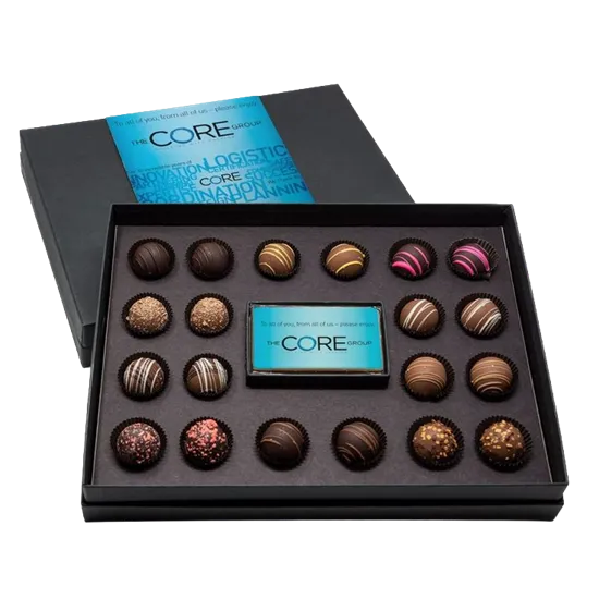 Two Piece Chocolate Box with Insert
