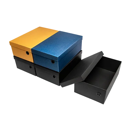 Two Piece Stackable Shoe Boxes